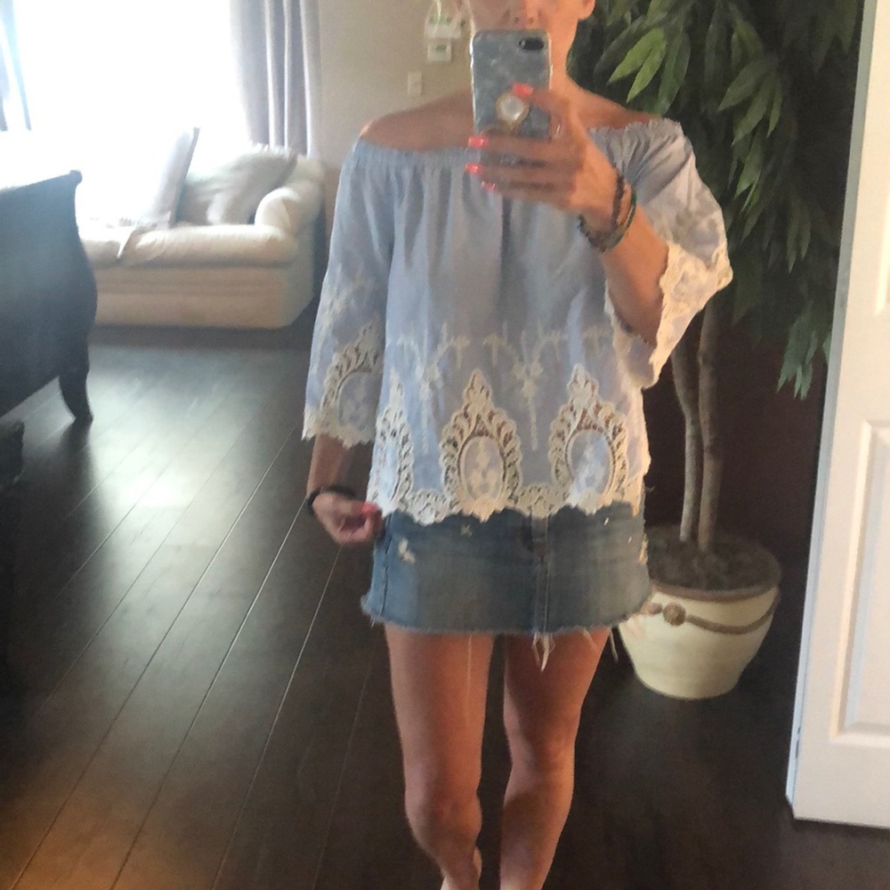 Charlotte Russe boho shirt size medium - Picture 1 of 6